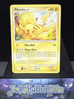 Pokemon Card Pikachu 71/99 Platinum Arceus Non Holo Common Light Play - Image 1