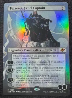 ?? Tezzeret, Cruel Captain - Borderless FOIL - MTG #287 Edge of Eternities - NM - Image 1