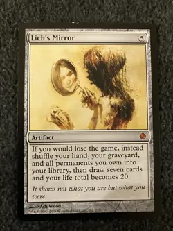 Magic The Gathering MTG - Lich's Mirror - The List Reprints - Image 1