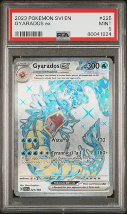 GYARADOS EX PSA 9 - 2023 POKEMON SVI EN-SCARLET & VIOLET ULTRA RARE #225 - Image 1