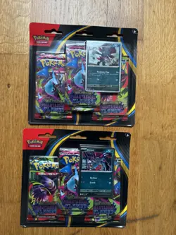 Pokemon TCG - Phantasmal Flames Triple Blister Pack (Sneasel & Weavile) - Bundle - Image 2