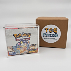 1 x Pokemon acrylic case for ENG booster box (Morden) - Magnetic + UV Protection - Image 1