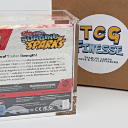 1 x Pokemon acrylic case for ENG booster box (Morden) - Magnetic + UV Protection - Image 5