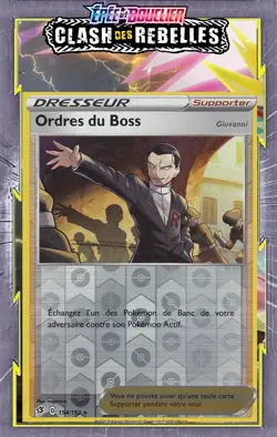 Ordres du Boss Reverse-EB02:Clash des Rebelles- 154/192 - Carte Pokemon Neuve FR - Image 1