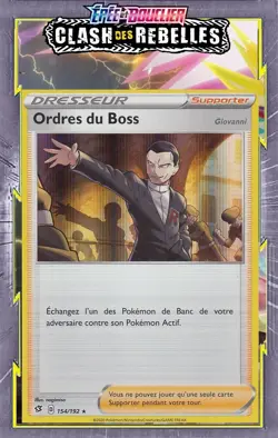 Ordres du Boss Holo - EB02:Clash des Rebelles - 154/192 - Carte Pokemon Neuve FR - Image 1