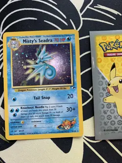Pokemon Misty’s Seadra #9/132 Unlimited Holo Rare 2000 Gym Heroes 011 💎NM +💎 - Image 1