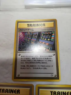 Arcade Game Slot Machine Old back Banned Neo Genesis Japanese Pokemon Card 7330 - Image 2
