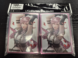 Final Fantasy TCG Card Sleeves Lightning FFCSS-06 100-Ct Standard New - Image 1