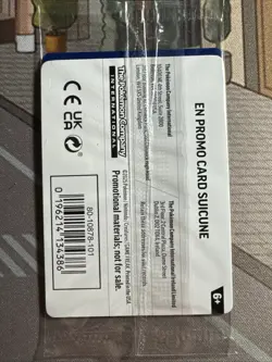 Suicune GameStop Stamped Promo Card 026/094 (New & Factory Sealed) - Image 2