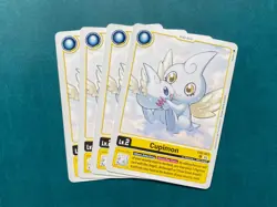 Cupimon EX6-003 Infernal Ascension Playset Digimon Card Game x4 - Image 1