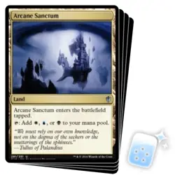 ARCANE SANCTUM X4 Commander 2016 Magic MTG MINT CARD - Image 1