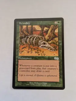 Fecundity Urza's Saga Regular MTG - Image 1