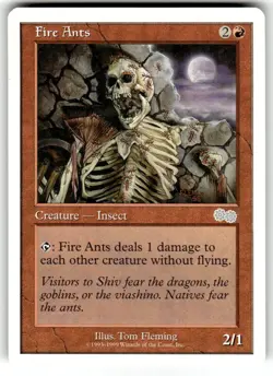 Fire Ants Urza's Saga Regular MTG - Image 1
