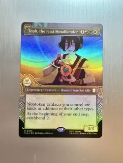 Toph, The First Metalbender 353 -MTG Avatar: The Last Airbender -Borderless FOIL - Image 1
