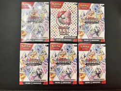 Pokemon TCG Prismatic Evolutions X5 and 151 Booster Bundle X1 Lot Of 6 Sealed - Image 1