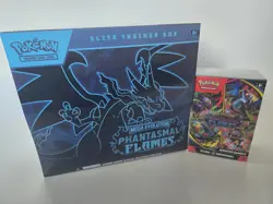 Pokemon Mega Evolution Phantasmal Flames ETB and Booster Bundle - Image 1