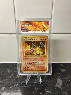 Pokemon Holo Charizard #006 Base Set 1996 Japanese ACE 9 (PSA 9) - Image 1