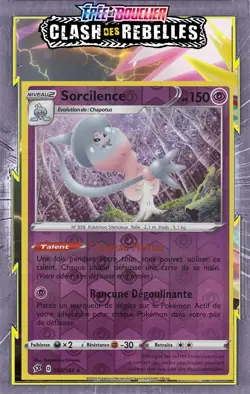 Sorcilence Reverse-EB02:Clash des Rebelles-085/192-Carte Pokemon Neuve Francaise - Image 1