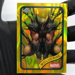 Marvel Card Wolverine 103 Yellow Lava Refractor Topps Chrome 2025 [NM] - Image 2