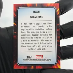Marvel Card Wolverine 103 Yellow Lava Refractor Topps Chrome 2025 [NM] - Image 3