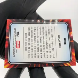 Marvel Card Wolverine 103 Yellow Lava Refractor Topps Chrome 2025 [NM] - Image 4