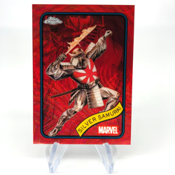 Marvel Card Silver Samurai 59 Red Wave /5 Alpha Topps Chrome 2025 [NM] - Image 1