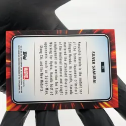 Marvel Card Silver Samurai 59 Red Wave /5 Alpha Topps Chrome 2025 [NM] - Image 4