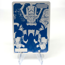 Marvel Card Galactus 22 Cyan Printing Plate Infinity Allegiance Upper Deck [NM] - Image 1