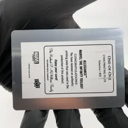Marvel Card Galactus 22 Cyan Printing Plate Infinity Allegiance Upper Deck [NM] - Image 4