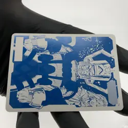 Marvel Card Galactus 22 Cyan Printing Plate Infinity Allegiance Upper Deck [NM] - Image 5