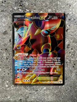 Pokemon TCG Cards Volcanion EX 107/114 Steam Siege Full Art Ultra Rare Holo - Image 1