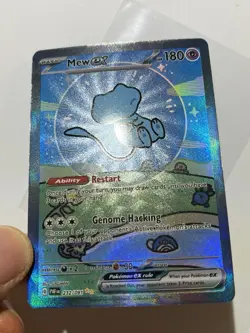 Pokemon Bubble Mew Ex 232/091 Paldean Fates CUST0M Fan Made Special SIR Card - Image 2