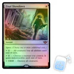 FOIL FINAL SHOWDOWN Outlaws Of Thunder Junction OTJ Magic MTG MINT CARD - Image 1
