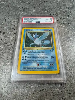 Pokemon TCG Cards 1st Edition Articuno 2/62 Fossil Holo Rare PSA 8 NM-MT - Image 1