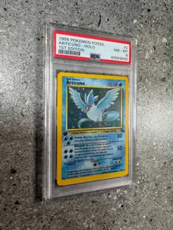 Pokemon TCG Cards 1st Edition Articuno 2/62 Fossil Holo Rare PSA 8 NM-MT - Image 3