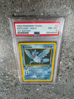 Pokemon TCG Cards 1st Edition Articuno 2/62 Fossil Holo Rare PSA 8 NM-MT - Image 5