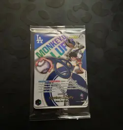 One Piece Monkey.D.Luffy EB02-010 La Dodgers Promo Card Brand New SEALED - Image 1