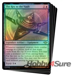 Foil The Key To The Vault X4 M/NM Magic MTG Outlaws Of Thunder Junction - Image 1