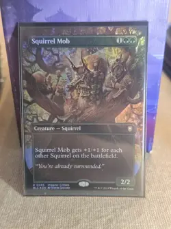 Squirrel Mob (Borderless) Commander: Bloomburrow Foil - Image 1