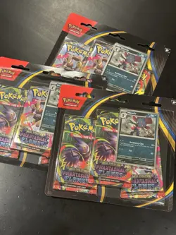 Pokemon 3 x Mega Evolution Phantasmal Flames 3 Pack Blister - Image 1