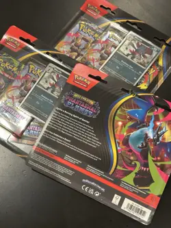 Pokemon 3 x Mega Evolution Phantasmal Flames 3 Pack Blister - Image 2
