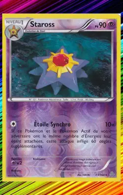 Staross Reverse - XY5:Primo Choc - 73/160 - Carte Pokemon Neuve Francaise - Image 1