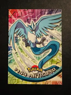 Pokemon Topps Series 3 Blue Logo Non Holo #144 Articuno - Image 1