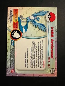 Pokemon Topps Series 3 Blue Logo Non Holo #144 Articuno - Image 2