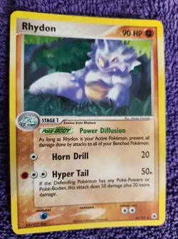 Rhydon 46/101 Hidden Legends Reverse Holo Pokemon *NICE* - Image 1