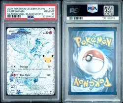 2021 POKEMON CELEBRATIONS CLASSIC COLLECTION #113 RESHIRAM PSA 10 GEM MINT - Image 3