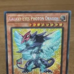 Yugioh TCG Galaxy-Eyes Photon Dragon BLMM-EN007 Secret Rare 1st Edition - Image 2