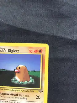 Pokemon Cards: Gym Challenge 1st Edition Common: Brock's Diglett 67/132 - Image 3
