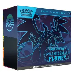 Pokemon Trading Card Game Mega Evolution Phantasmal Flames Elite Trainer Box ETB - Image 1
