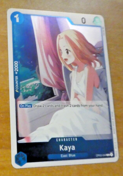ONE PIECE ENGLISH CARD GAME RARE HOLO CARTE Kaya OP03-044 EN NM - Image 1